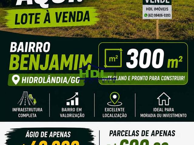 Venda em Benjamim - Hidrolândia